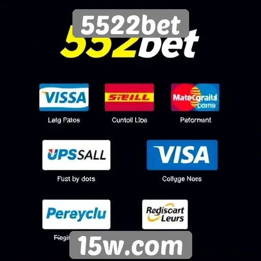 Métodos de pagamento oferecidos pelo 5522bet