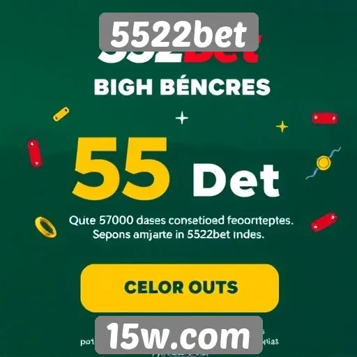 Ofertas promocionais disponíveis na 5522bet